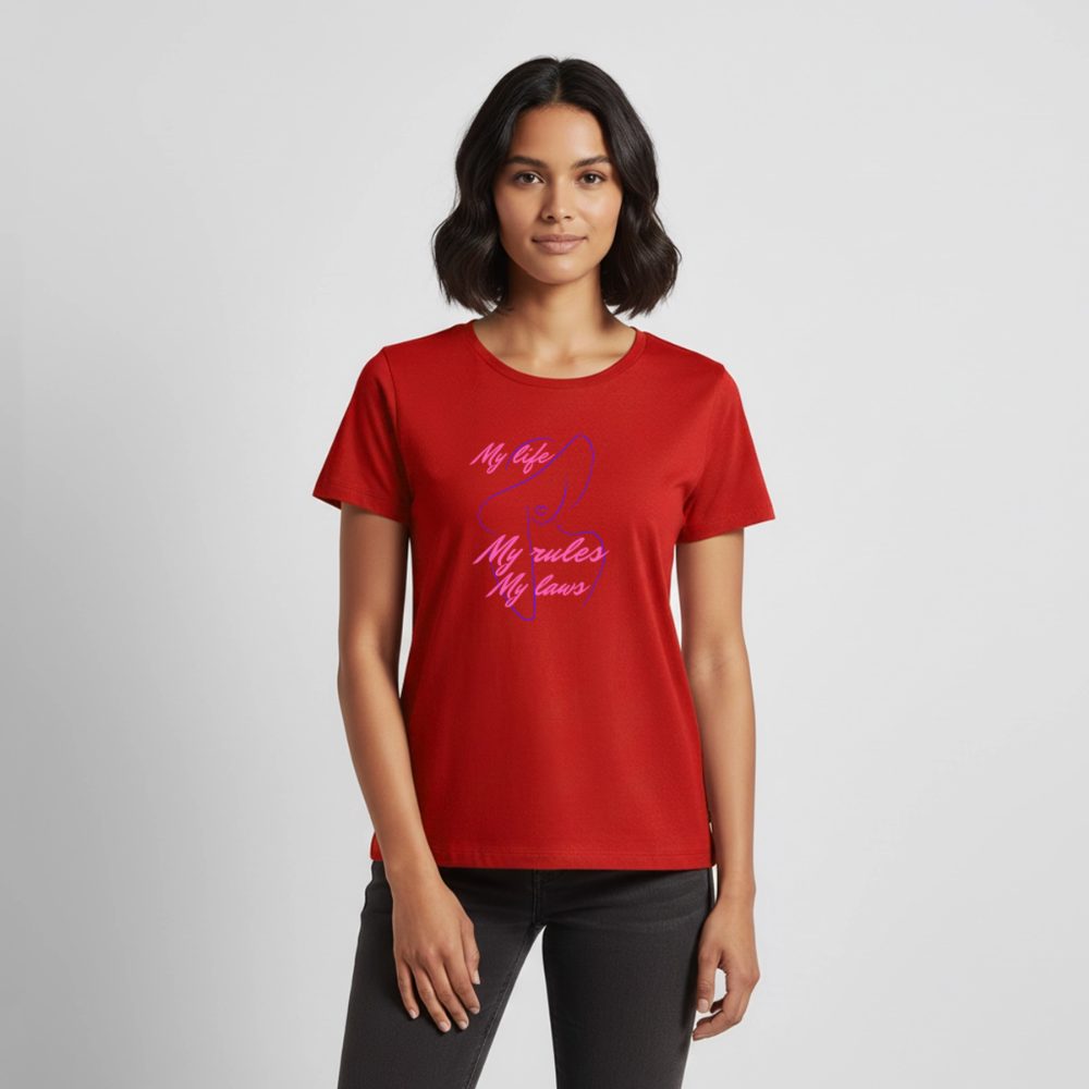 Frauen Premium T-Shirt - Rot