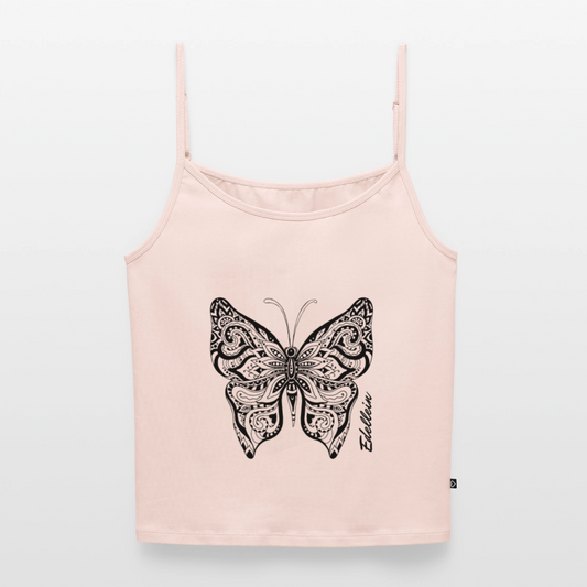 Frauen Spaghetti Tank Top - Puderrosa