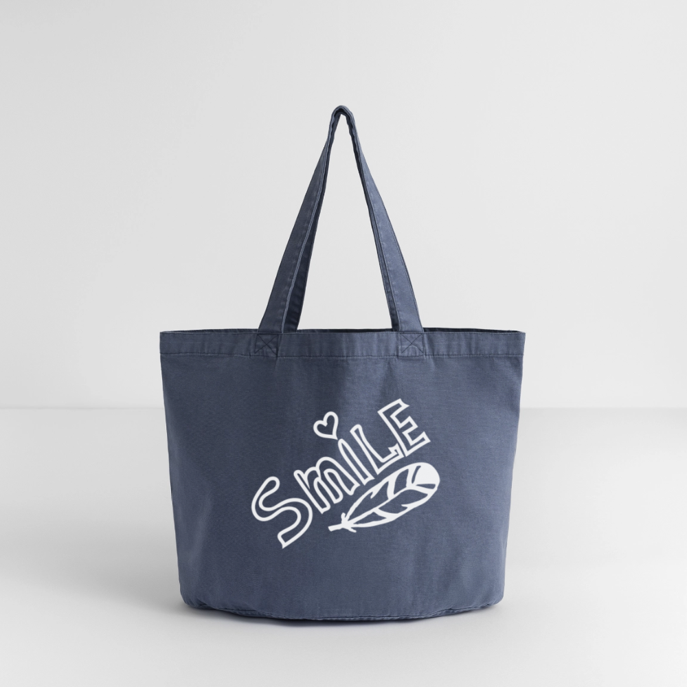 Vintage-Washed Shopper - Vintage Denim