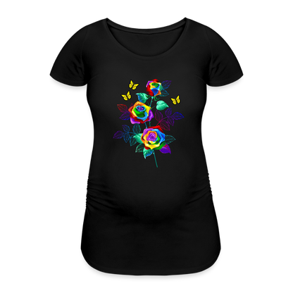Frauen Schwangerschafts-T-Shirt - Schwarz