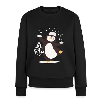Frauen Premium Pullover - Schwarz