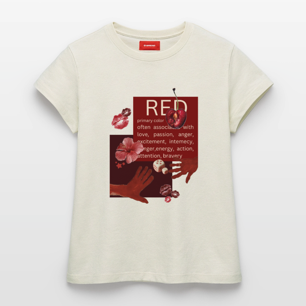 Frauen Supima Cotton T-Shirt - Naturweiß