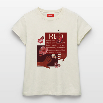 Frauen Supima Cotton T-Shirt - Naturweiß