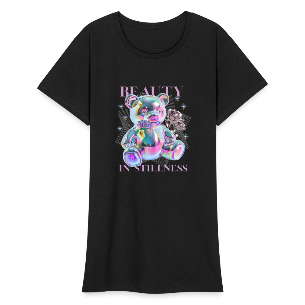 Frauen Heavy T-Shirt - Schwarz