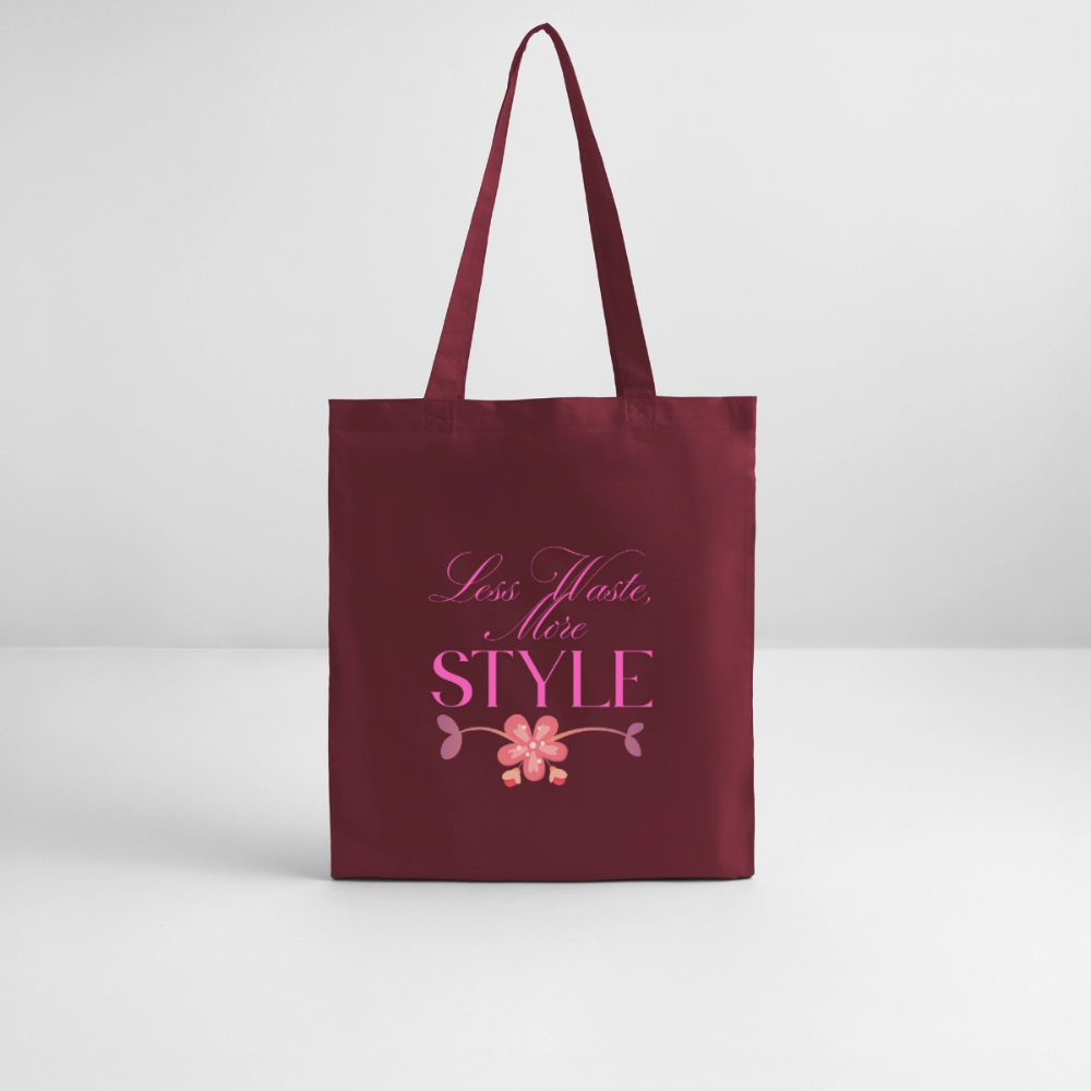 Stanley/Stella Bio-Stoffbeutel - Burgunderrot