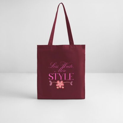 Stanley/Stella Bio-Stoffbeutel - Burgunderrot