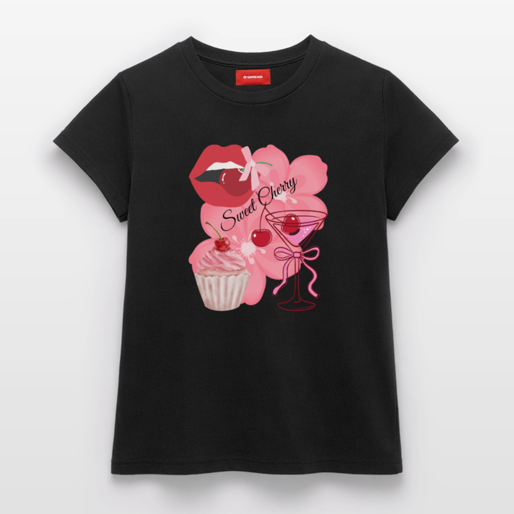 Frauen Supima Cotton T-Shirt - Schwarz