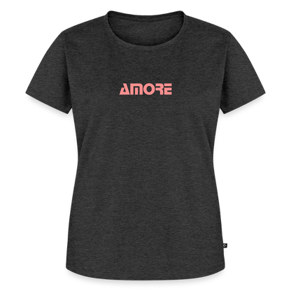 Frauen Premium T-Shirt - Anthrazit meliert