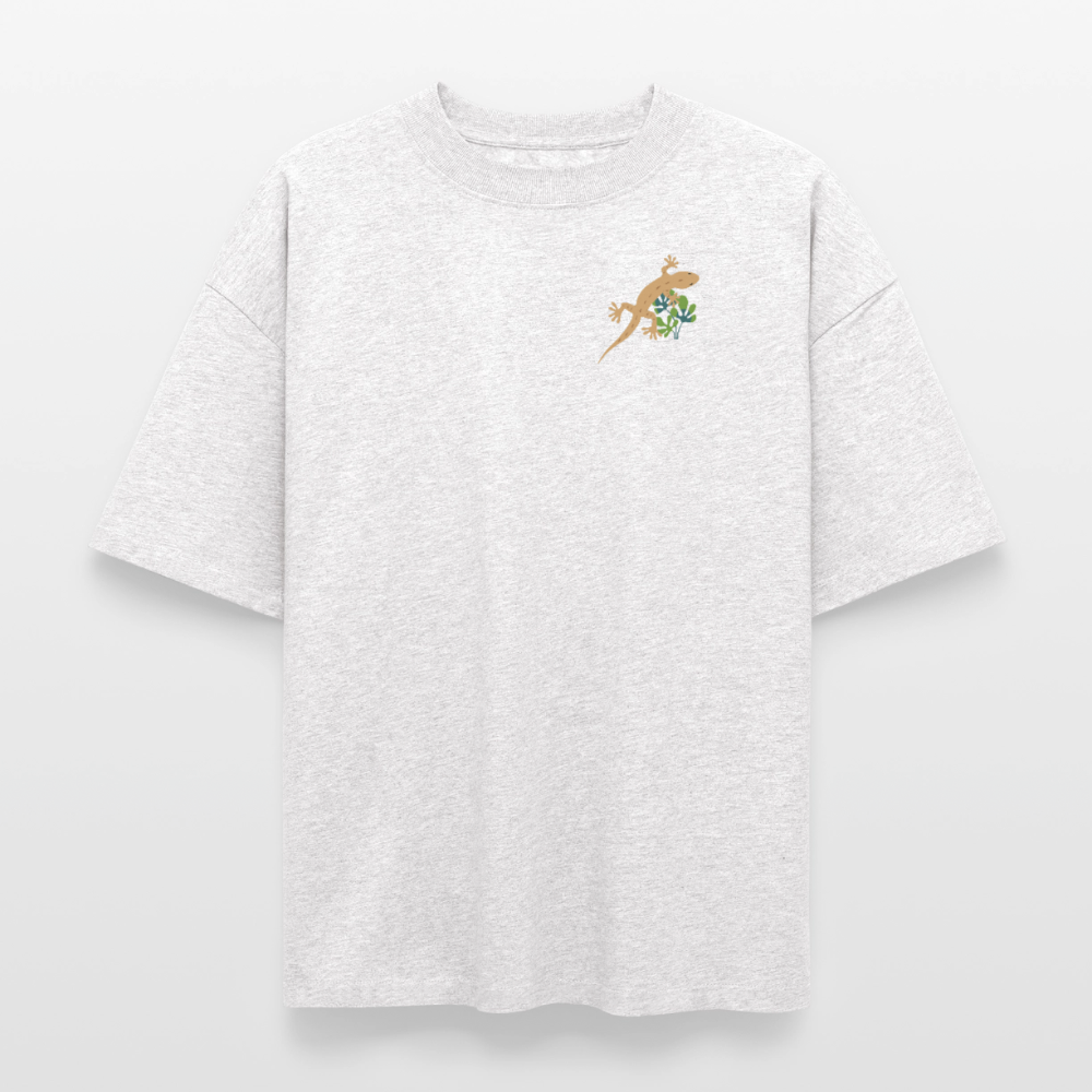 Boxy Heavyweight Unisex Organic T-Shirt - Kühles Grau meliert