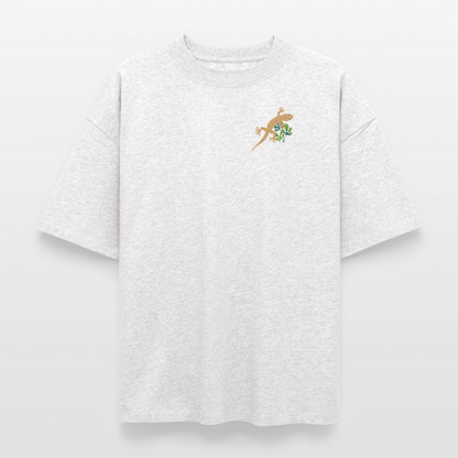 Boxy Heavyweight Unisex Organic T-Shirt - Kühles Grau meliert