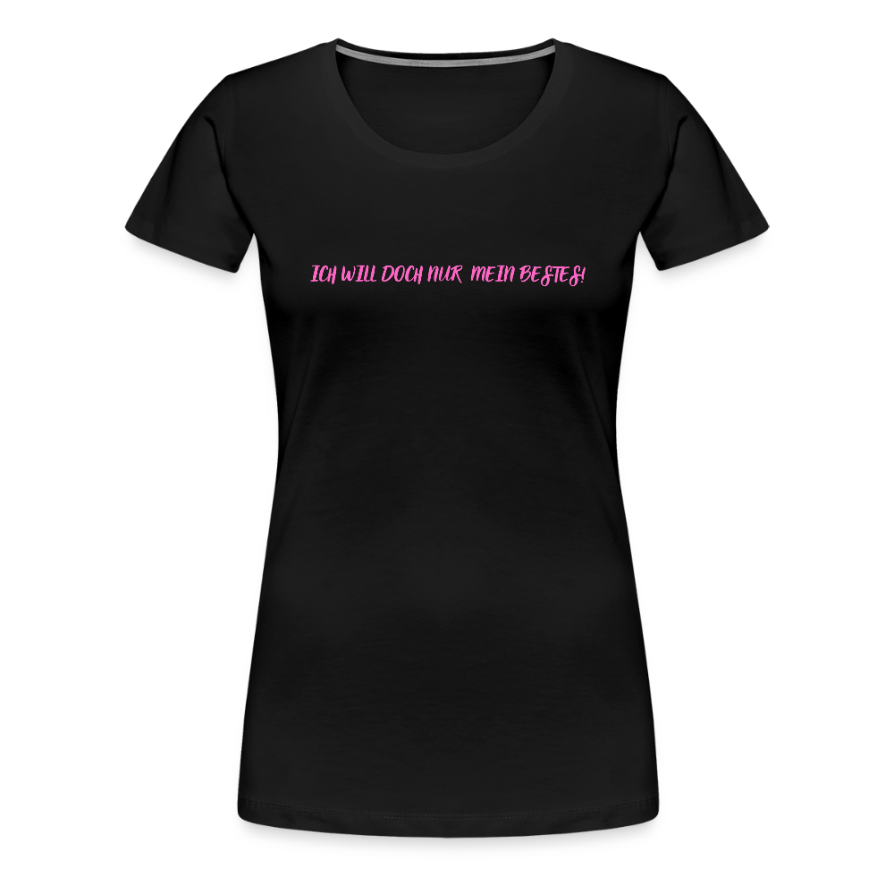 Frauen Premium T-Shirt - Schwarz