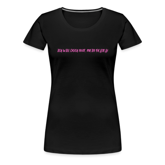 Frauen Premium T-Shirt - Schwarz
