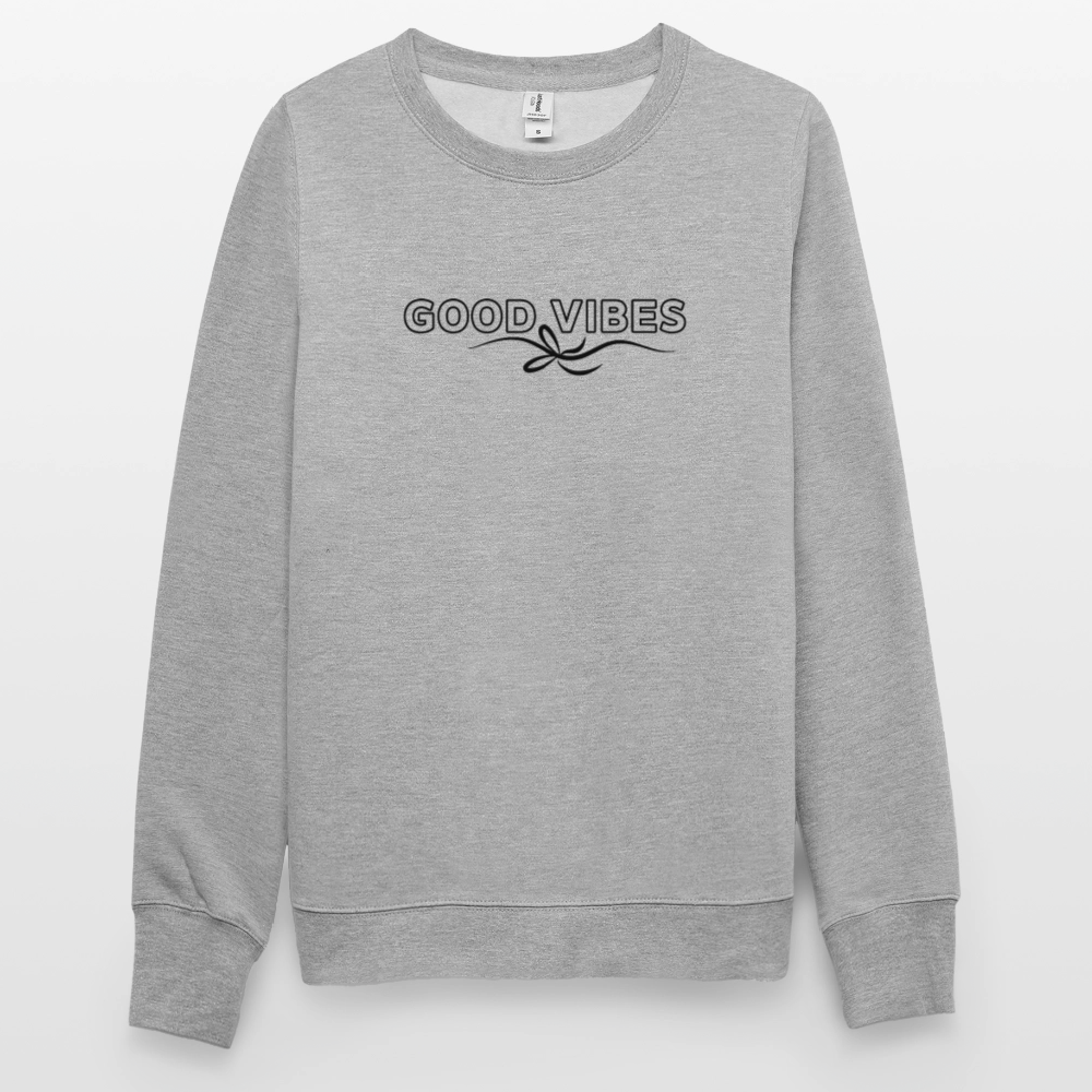 Unisex Pullover - Weißgrau meliert