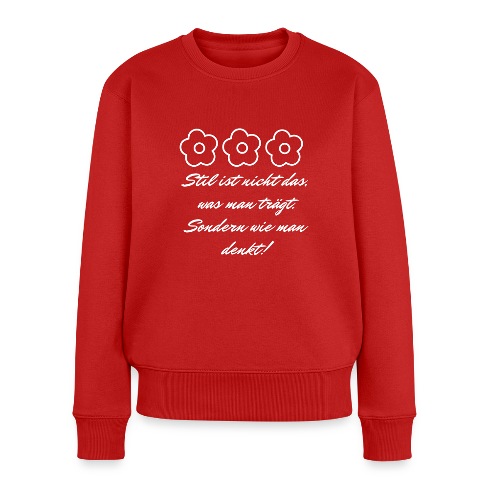 Frauen Premium Pullover - Rot