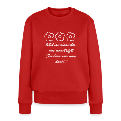 Frauen Premium Pullover - Rot