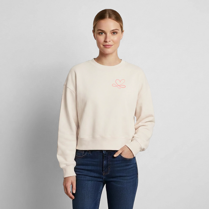 Relaxed Frauen Organic Sweatshirt - Naturweiß