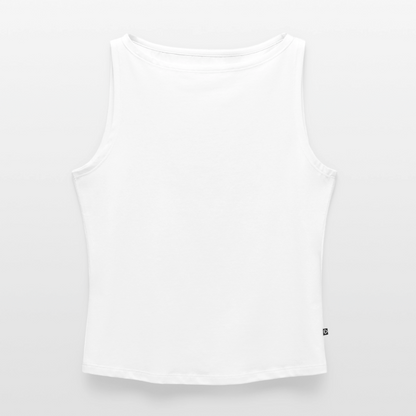 Frauen Tank Top mit U-Boot-Ausschnitt - Weiß