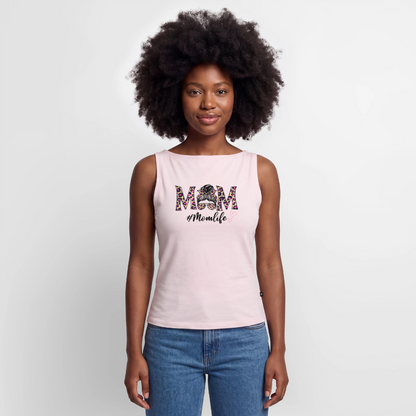 Frauen Tank Top mit U-Boot-Ausschnitt - Puderrosa