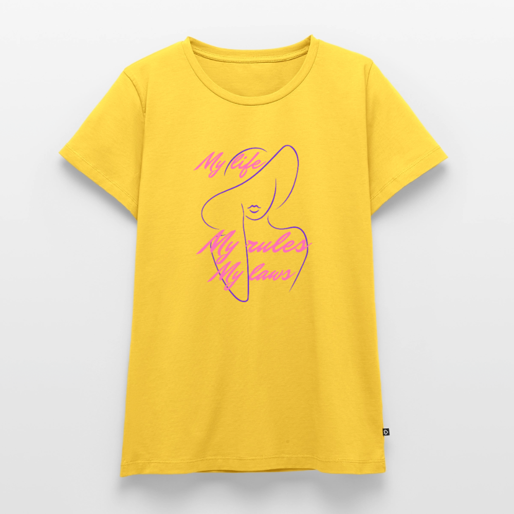 Frauen Premium T-Shirt - Gelb