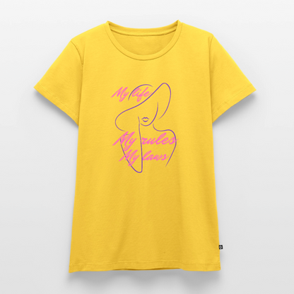 Frauen Premium T-Shirt - Gelb