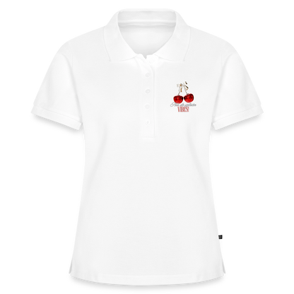 Frauen Premium Bio Polo Shirt - Weiß