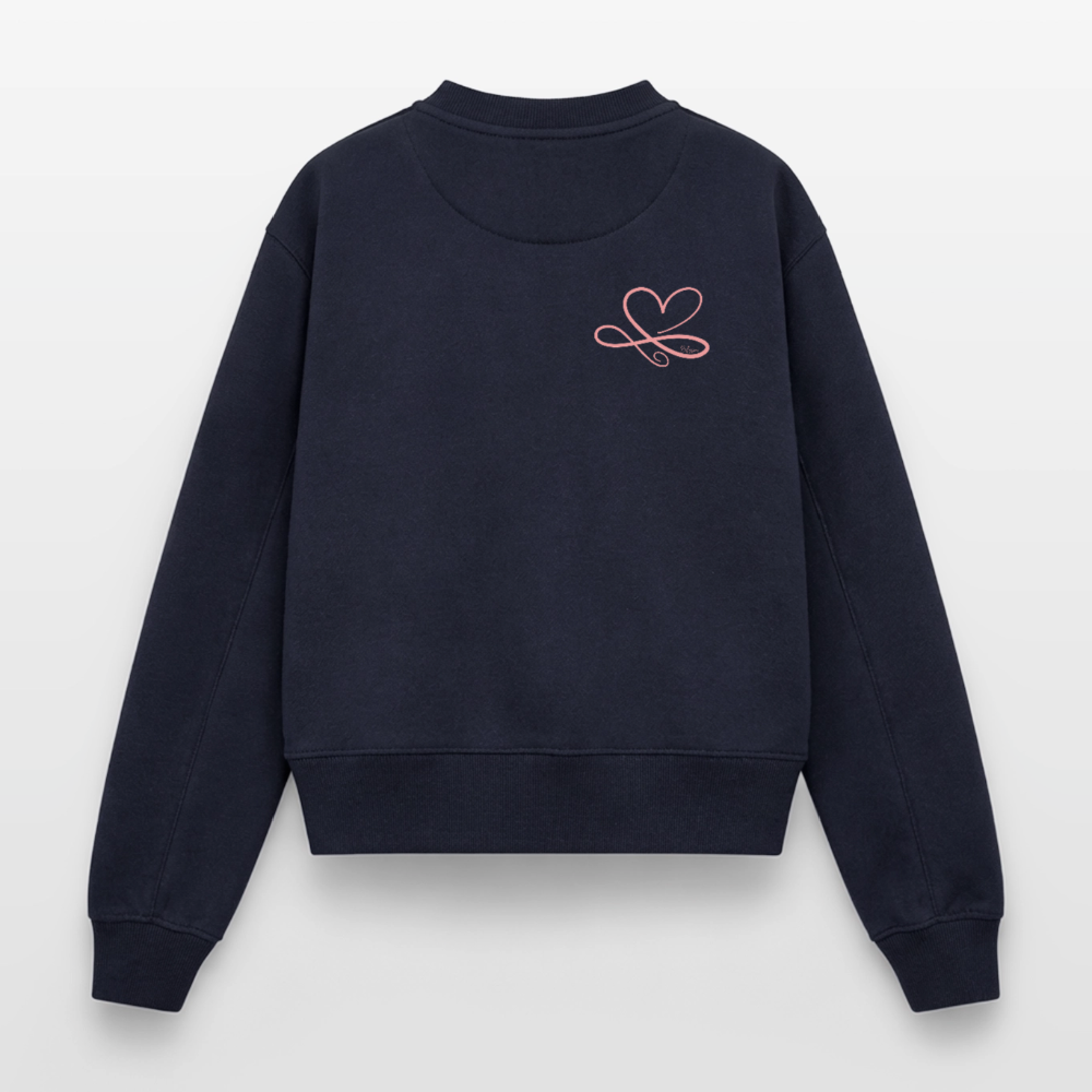 Relaxed Frauen Organic Sweatshirt - Navy