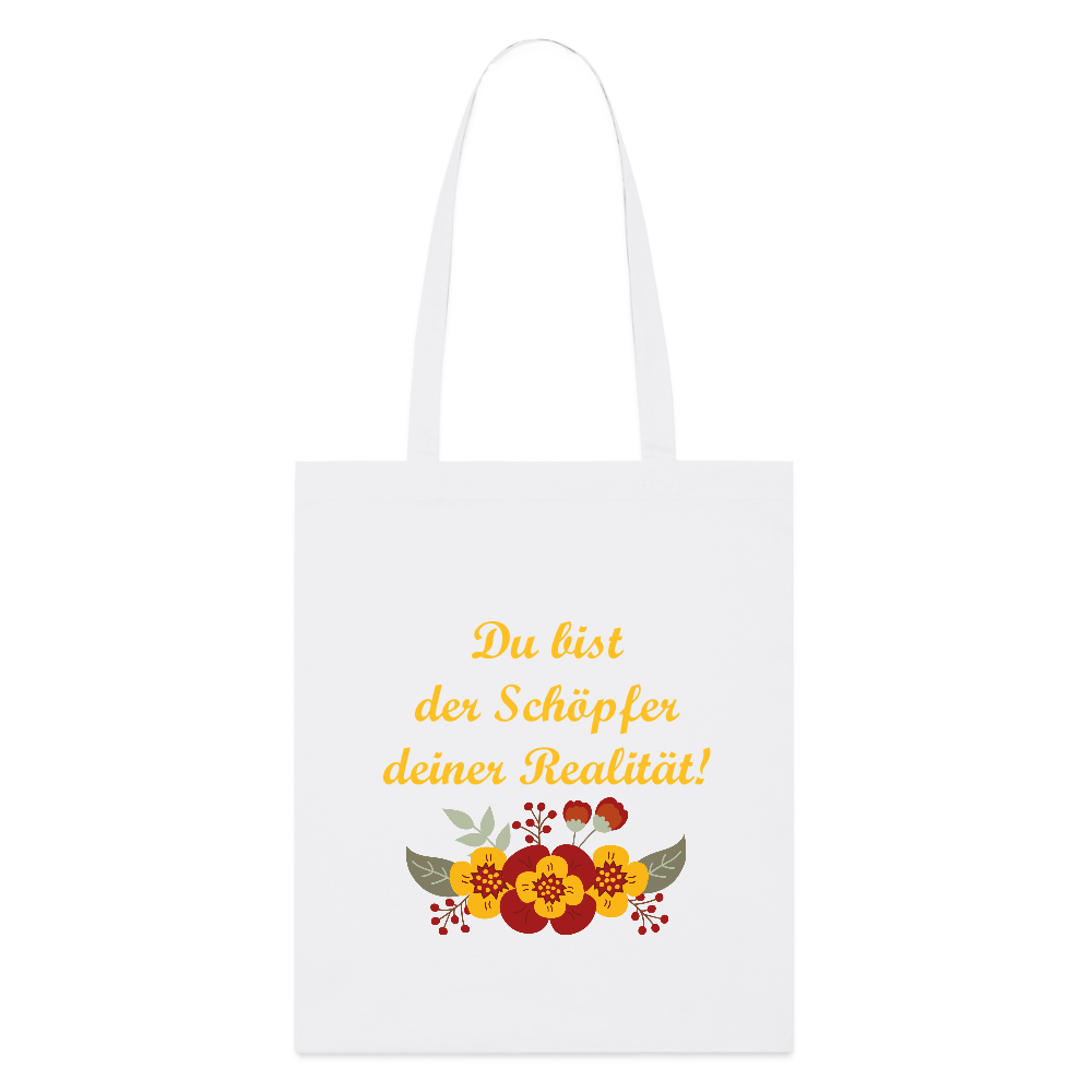 Stanley/Stella Bio-Stoffbeutel - Weiß