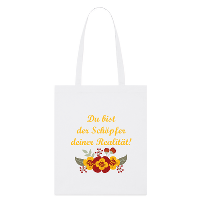 Stanley/Stella Bio-Stoffbeutel - Weiß