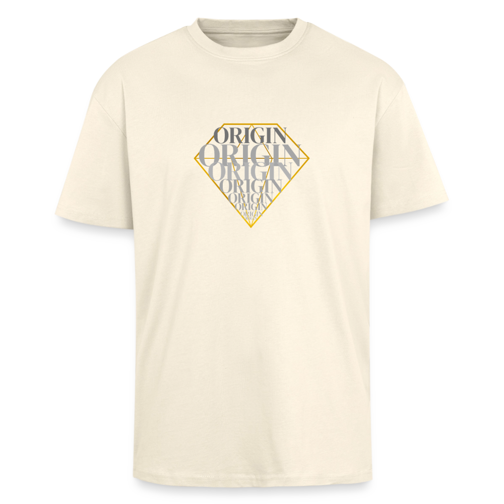 Oversized Heavyweight Unisex T-Shirt - Creme