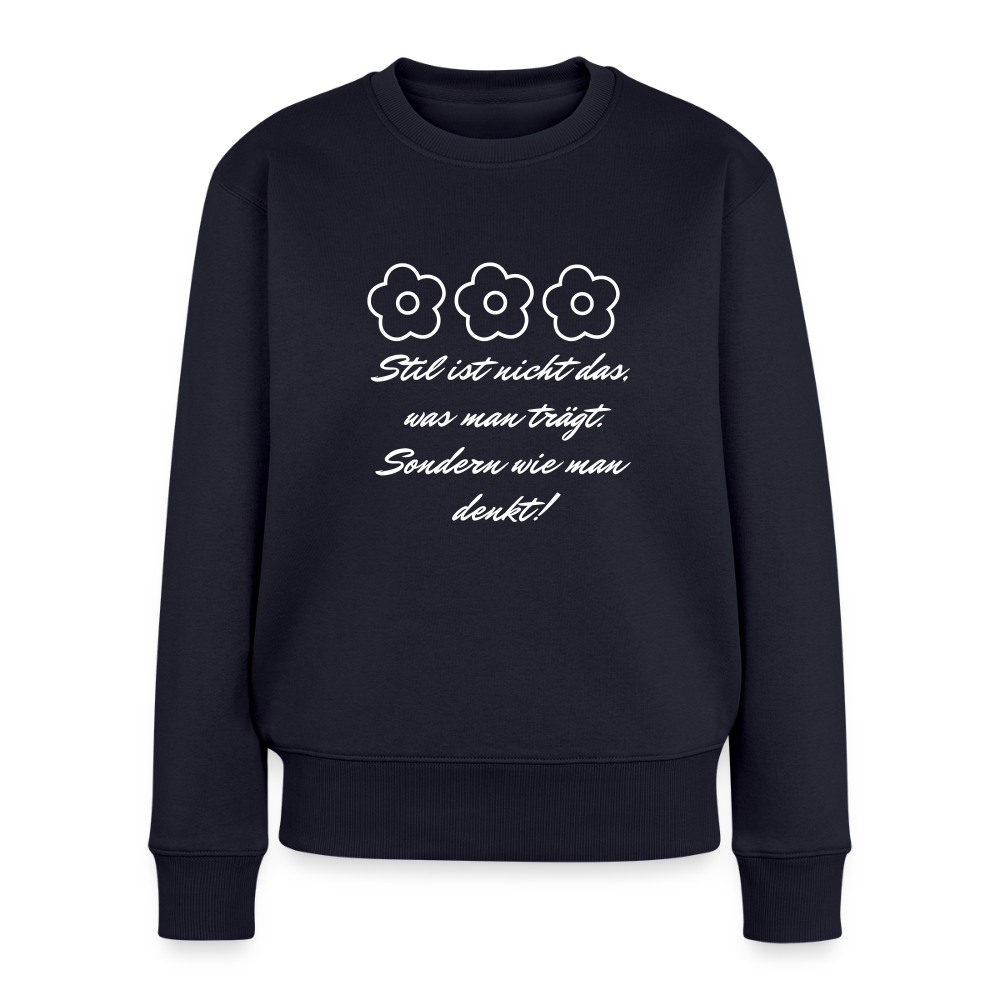 Frauen Premium Pullover - Navy