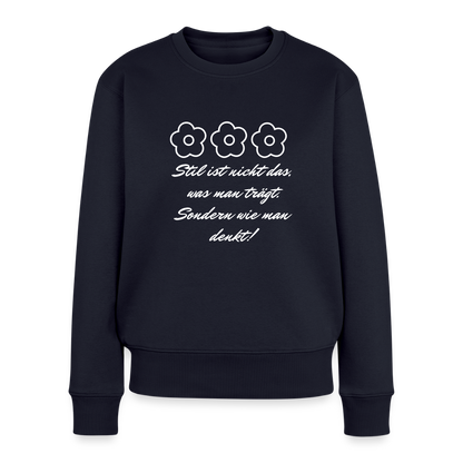Frauen Premium Pullover - Navy