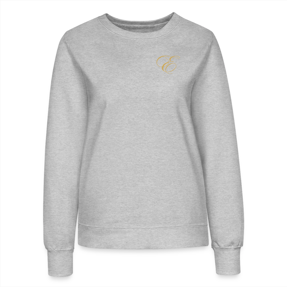 Frauen Sweatshirt - Grau meliert