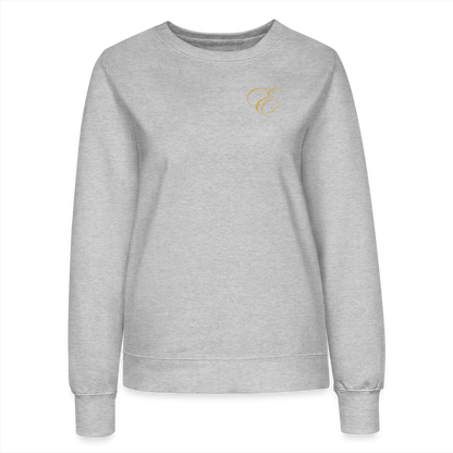 Frauen Sweatshirt - Grau meliert