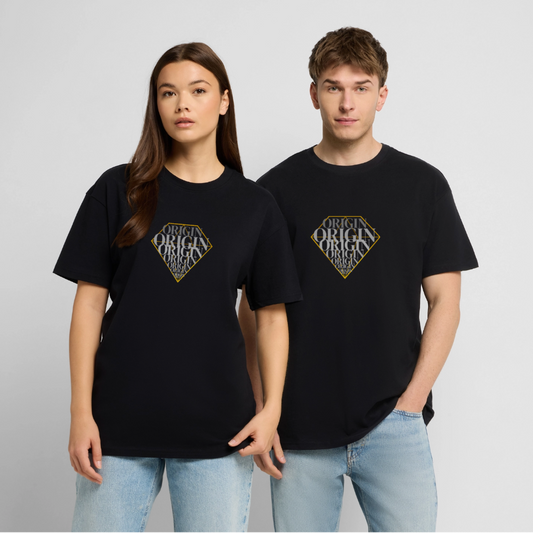 Oversized Heavyweight Unisex T-Shirt - Schwarz