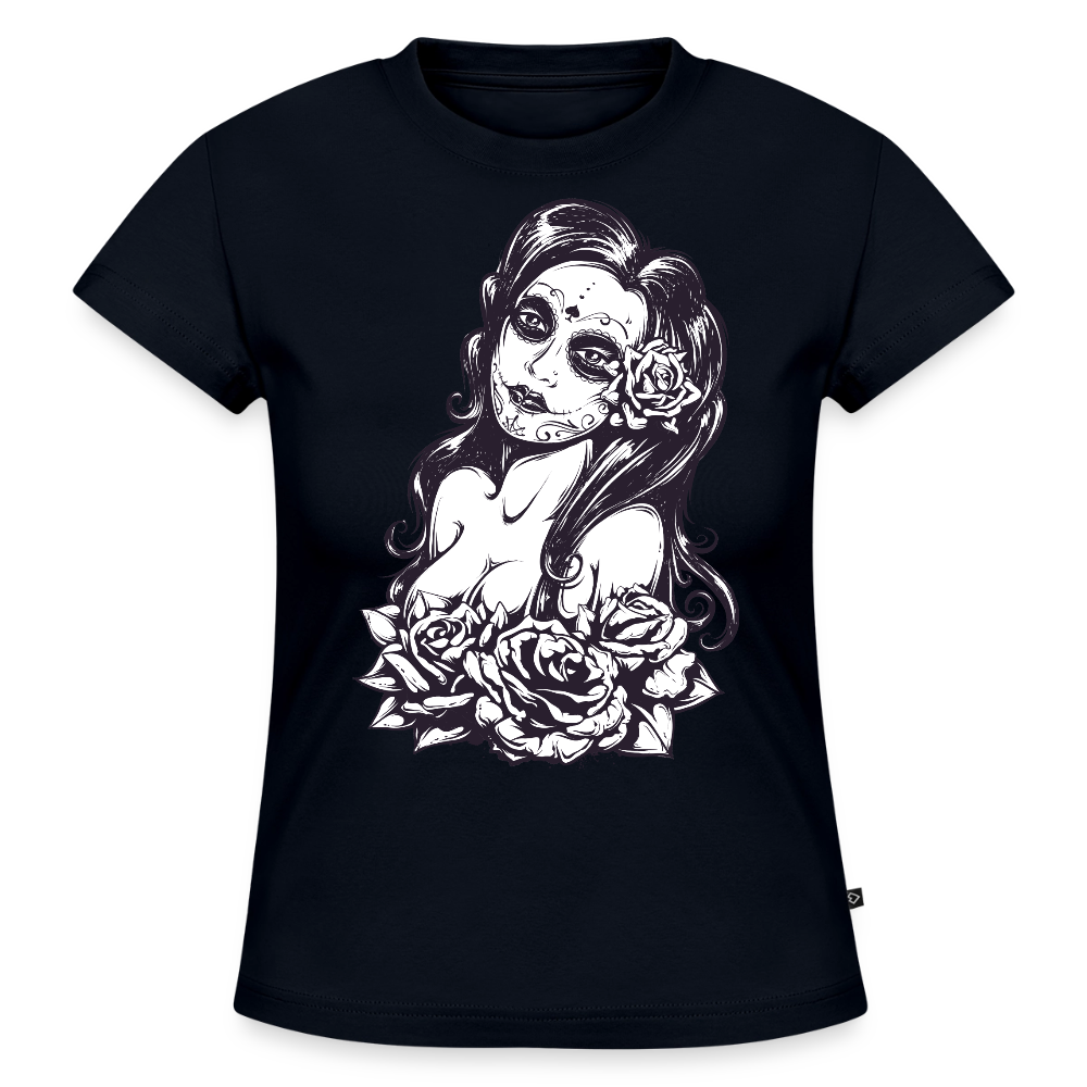 Frauen Slim Fit Organic T-Shirt - Navy