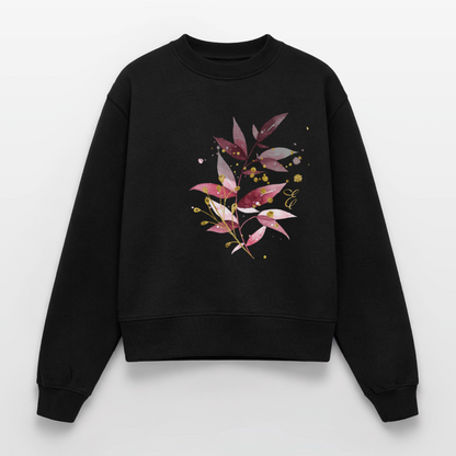 Relaxed Frauen Organic Sweatshirt - Schwarz