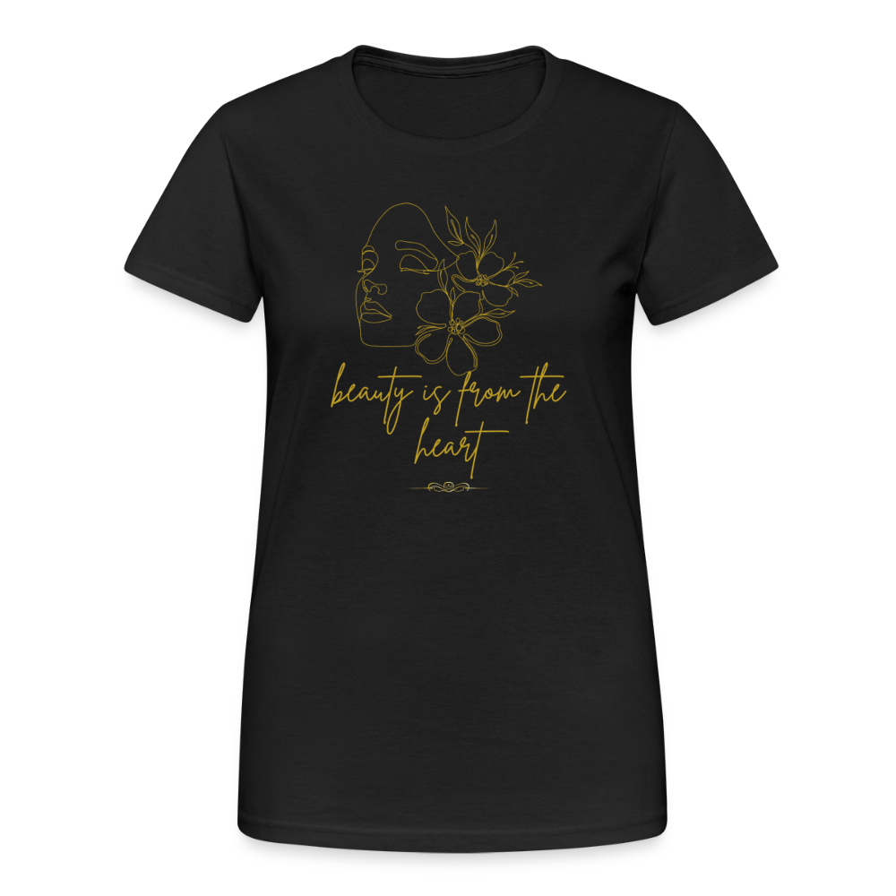 Frauen Heavy T-Shirt - Schwarz