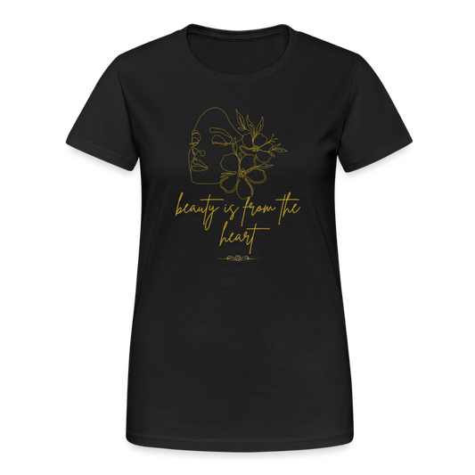 Frauen Heavy T-Shirt - Schwarz