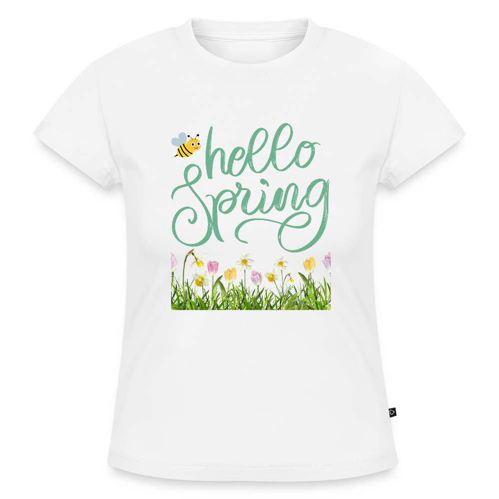 SLIM FIT Frauen Organic T-Shirt - Weiß