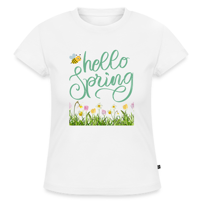 SLIM FIT Frauen Organic T-Shirt - Weiß