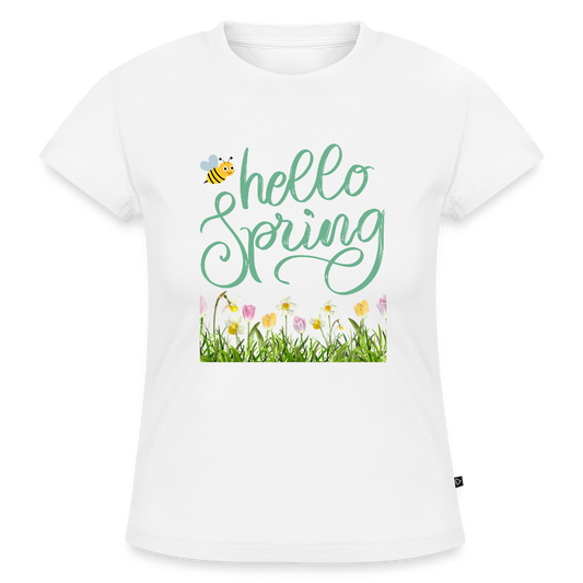 SLIM FIT Frauen Organic T-Shirt - Weiß