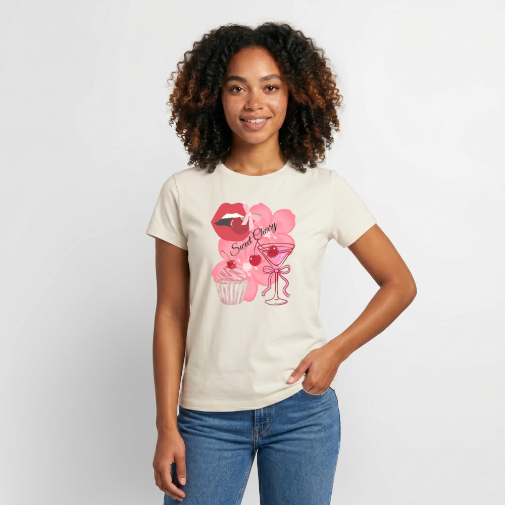 Frauen Supima Cotton T-Shirt - Naturweiß