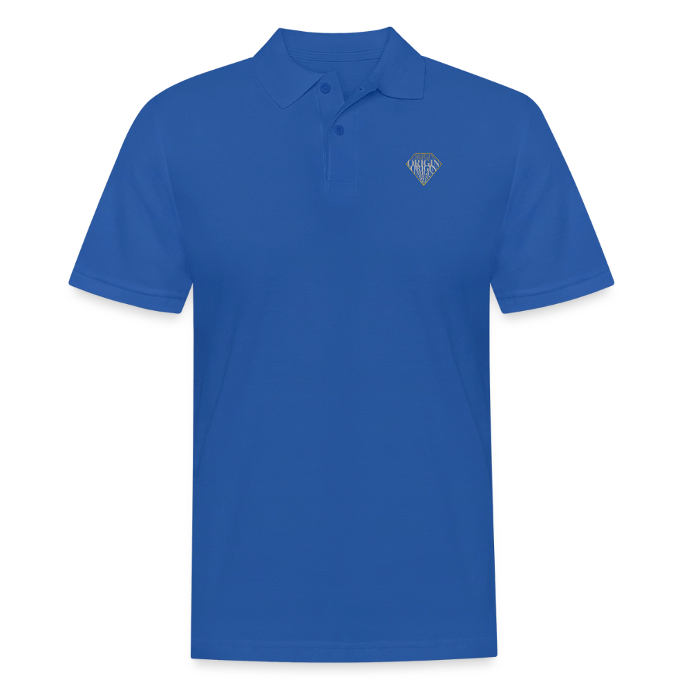 Männer Poloshirt - Royalblau