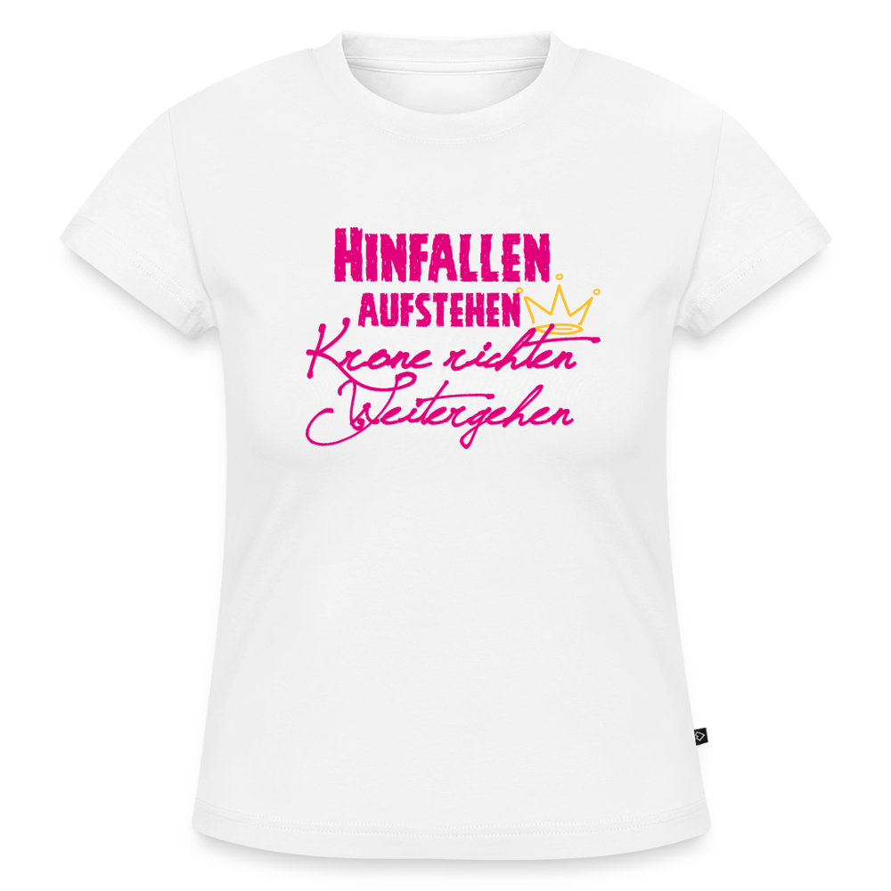 SLIM FIT Frauen Organic T-Shirt - Weiß