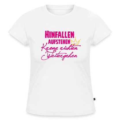 SLIM FIT Frauen Organic T-Shirt - Weiß
