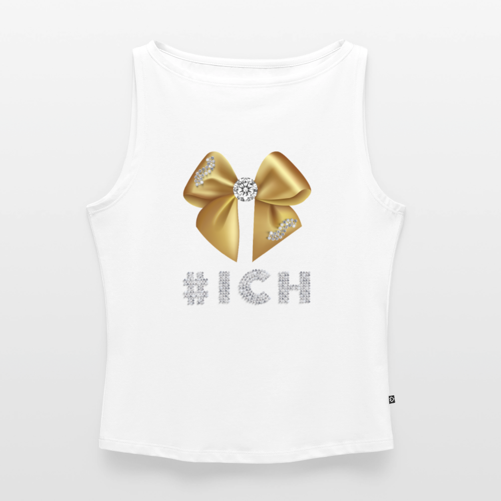 Frauen Tank Top mit U-Boot-Ausschnitt - Weiß