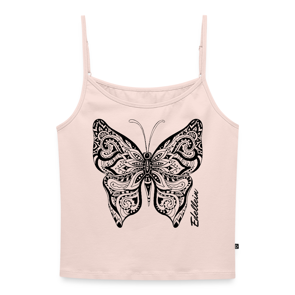 Frauen Spaghetti Tank Top - Puderrosa