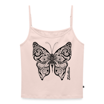 Frauen Spaghetti Tank Top - Puderrosa