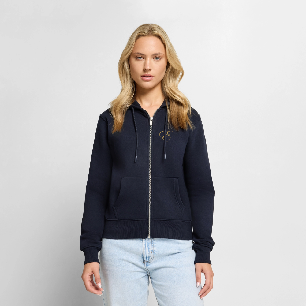 Frauen Premium Kapuzenjacke - Navy