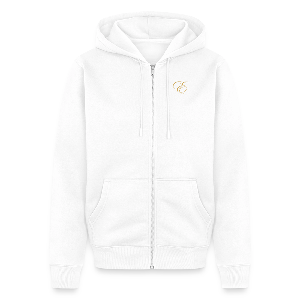 Männer Premium Kapuzenjacke - Weiß